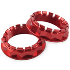 2X Rear Wheel Axle Nut for Ducati V4 1098 1198 1199 1299 Diavel (2017–2023) Red