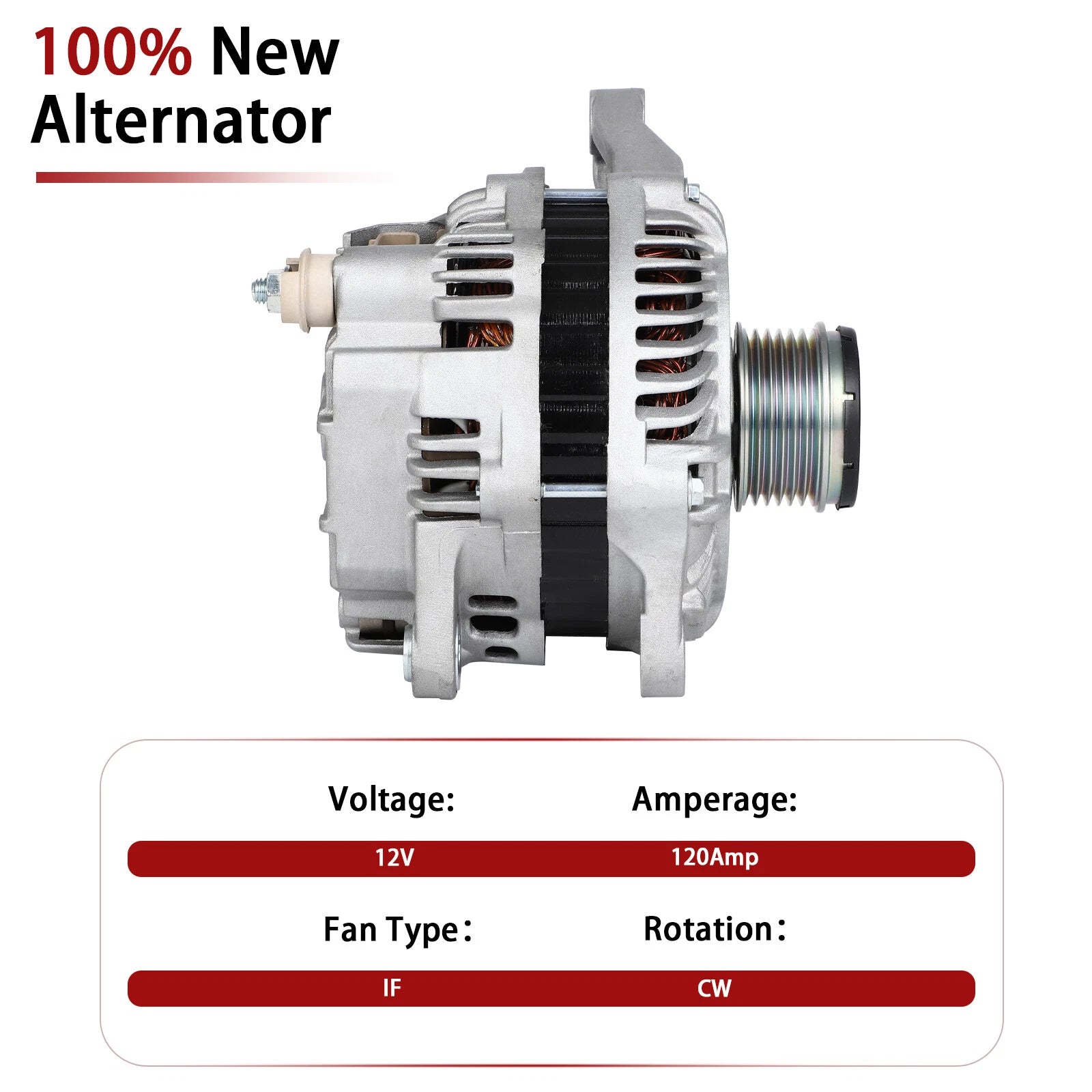 Alternator for Mitsubishi Lancer L4 2.4L (2009-2010)