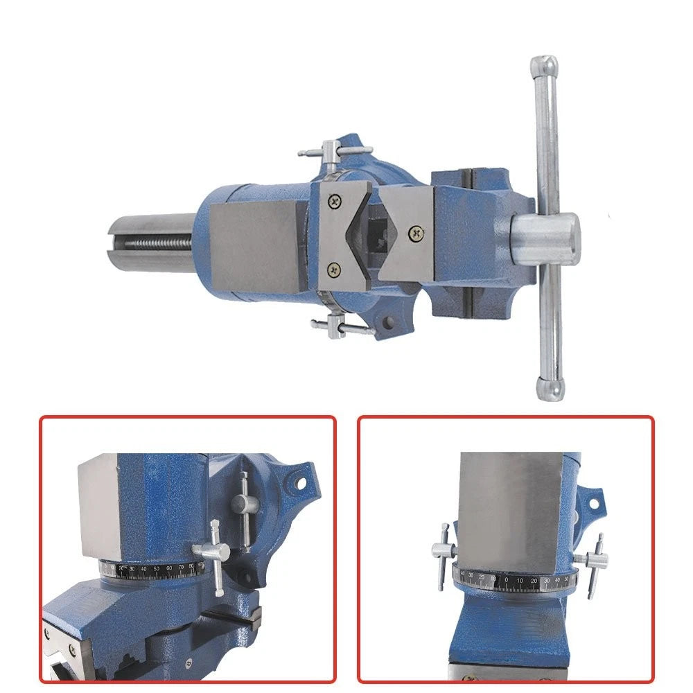 5" Multi-Purpose Rotating Bench Vise for Automotive Work