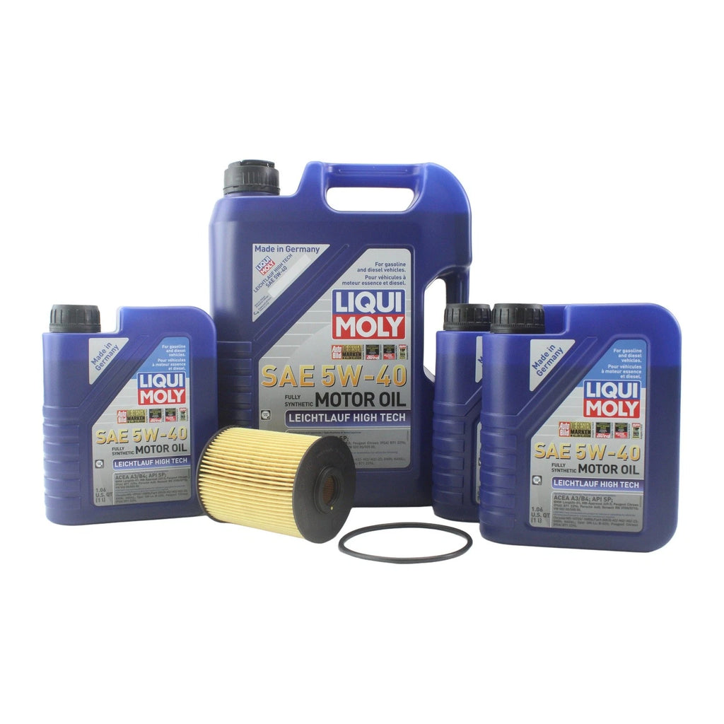 Oil Change Kit 8L Liqui Moly 5W-40 Mahle for Audi V8 4.2L (2003–2009)