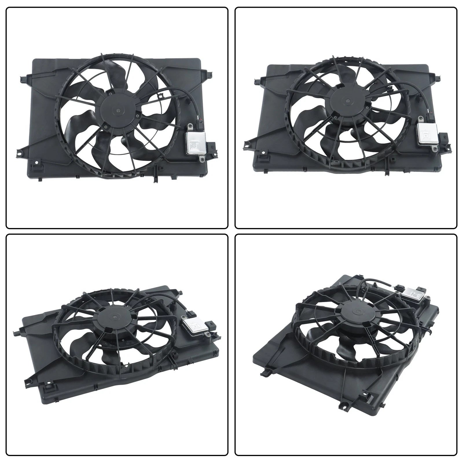 Radiator Cooling Fan with Module 25380G2000 for Hyundai Ioniq Kia Niro (2017–2022)