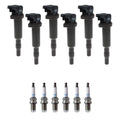 Set of 6 Ignition Coils & NGK Spark Plugs for BMW 325Ci 325i (2001–2006)