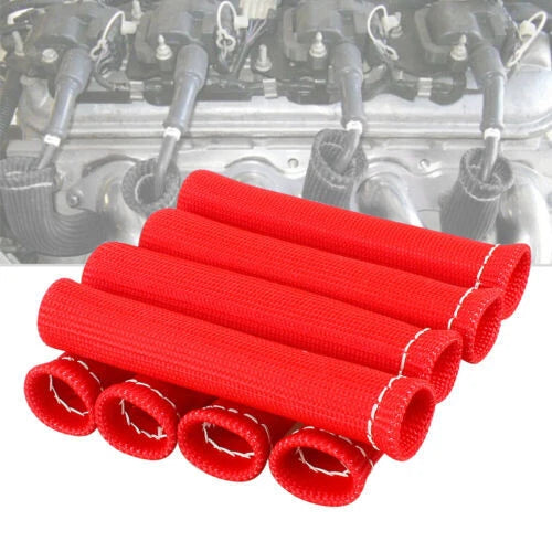8X Spark Plug Wire Boots Protector Sleeve Heat Shield Cover for LS1/LS2