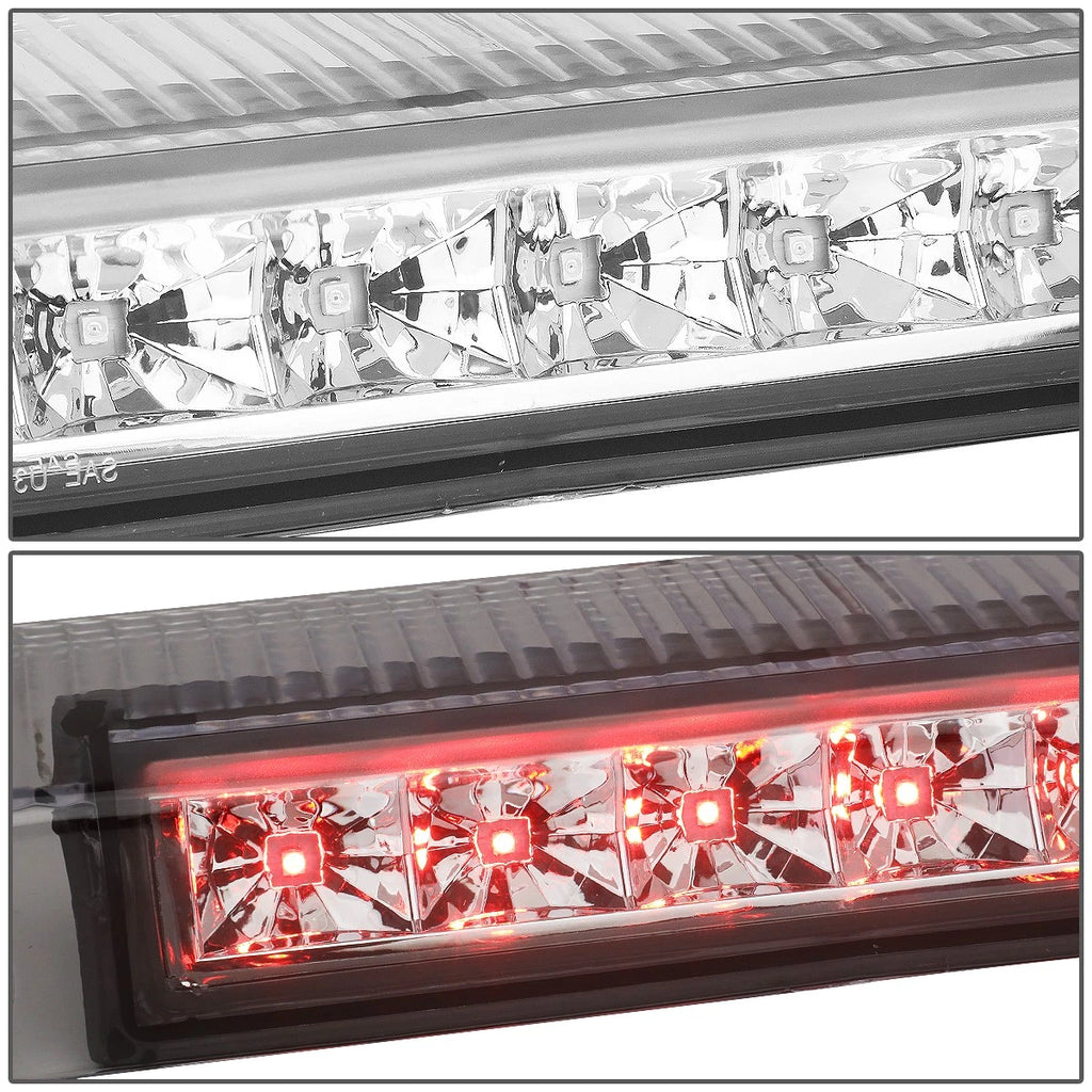 LED Third Tail Brake Light Lamp Chrome for Chevy Express Savana (2003–2017)
