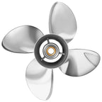 15 1/4X20 Stainless Boat Propeller for Tohatsu BF115-BF250 (15 Spline, RH, 4 Blade)