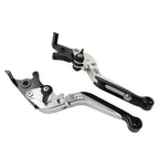 Silver CNC Extendable Brake Clutch Levers for BMW S1000XR (2015-2021)
