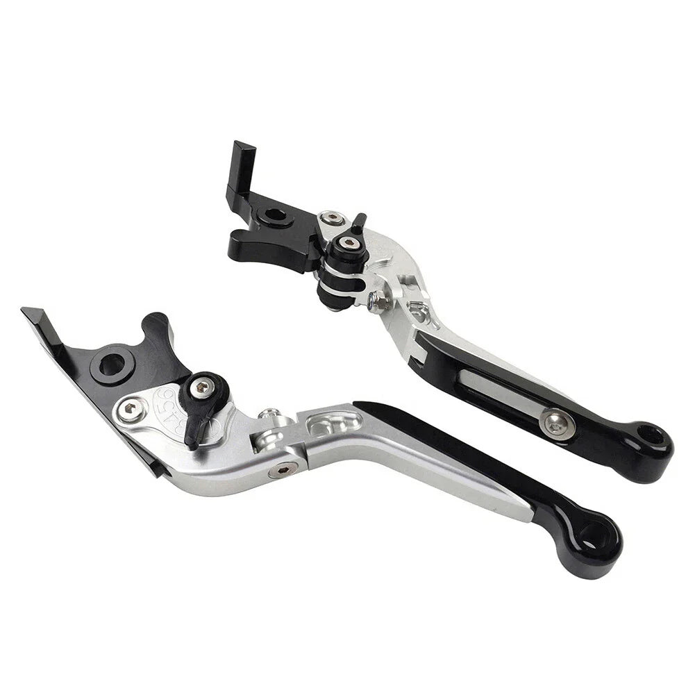Silver CNC Extendable Brake Clutch Levers for BMW S1000XR (2015-2021)