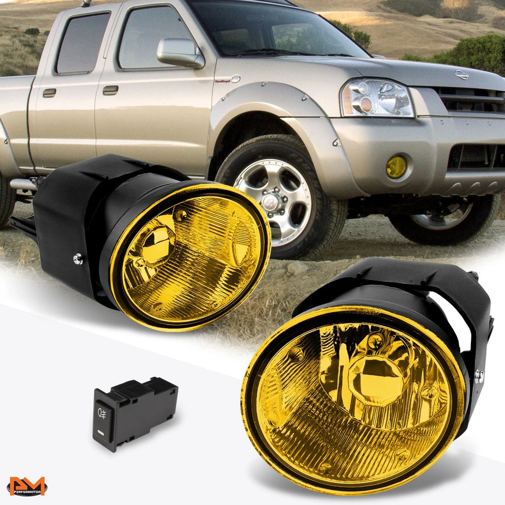 Amber Lens Fog Light Lamp + Switch for Nissan Frontier/Sentra (2001–2004)