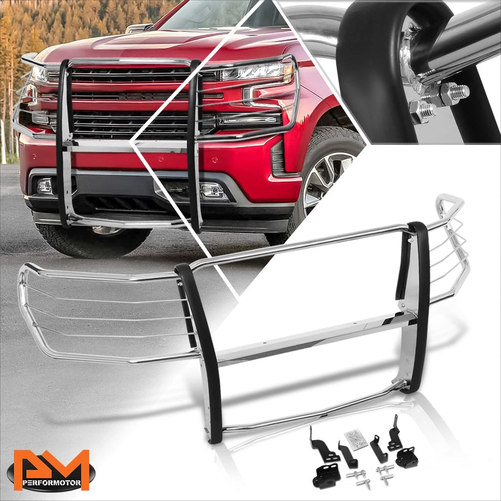 Stainless Steel Front Bumper Grille Brush Guard for Silverado 1500 (2019–2020)