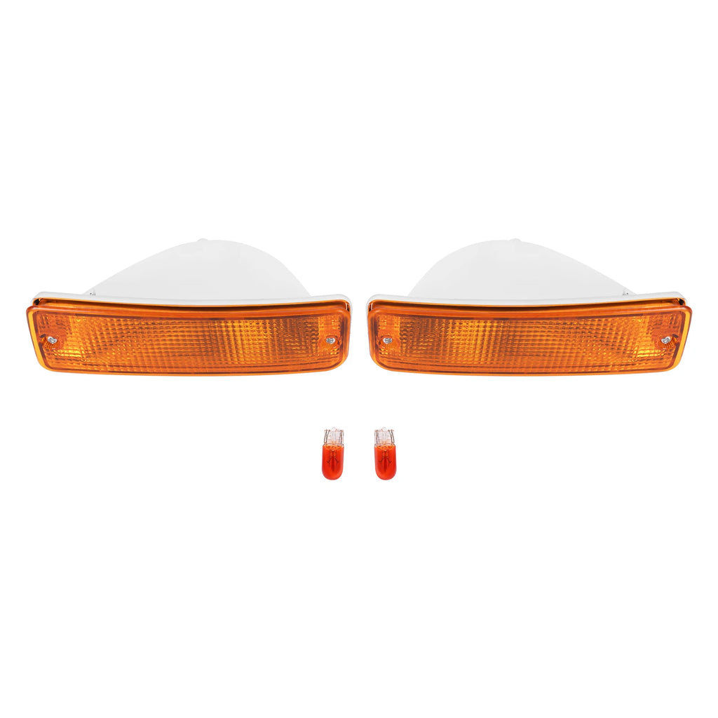 1 Pair Turn Signal Light Yellow Lens for Toyota Pick-Up Truck (1989–1995)