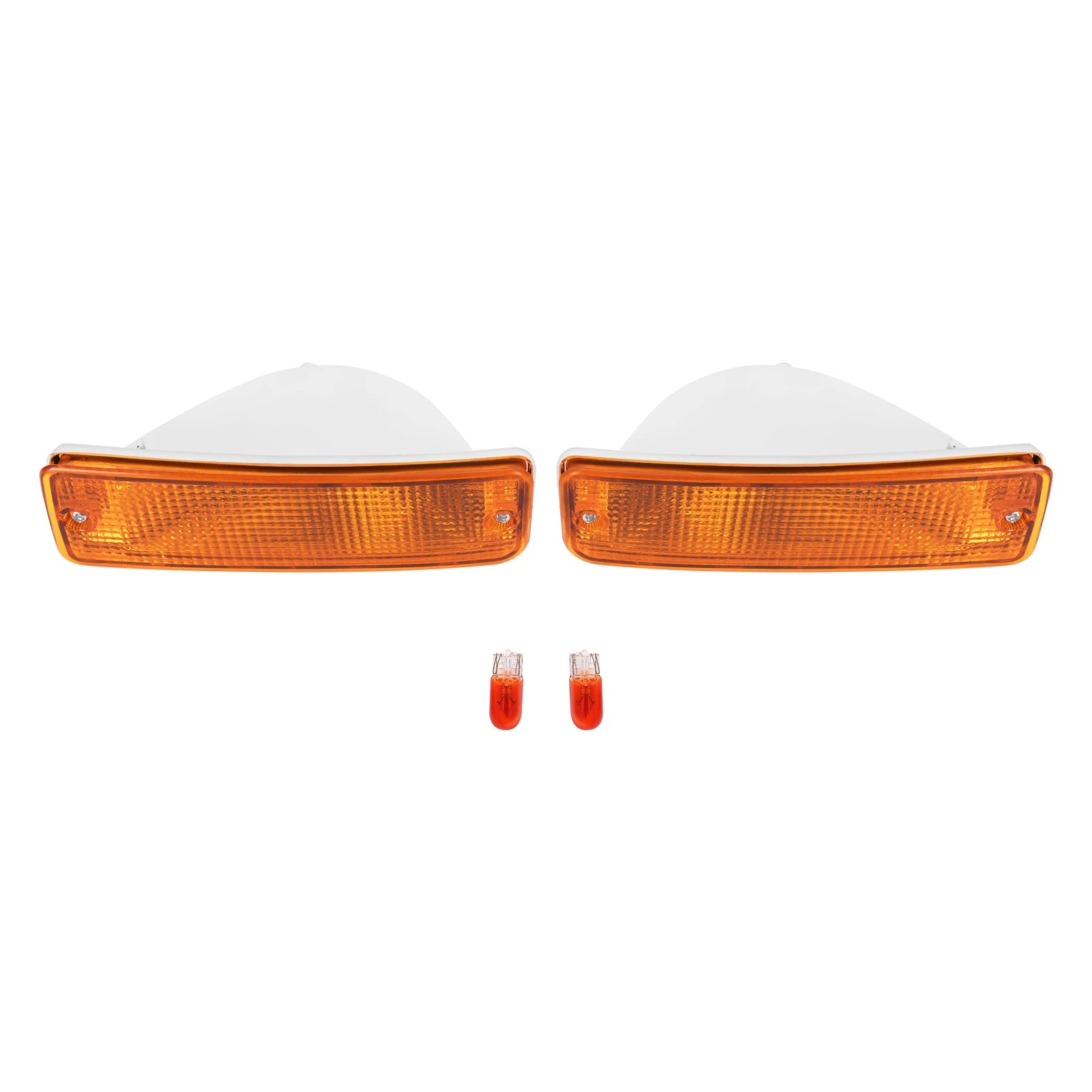 1 Pair Turn Signal Light Yellow Lens for Toyota Pick-Up Truck (1989–1995)