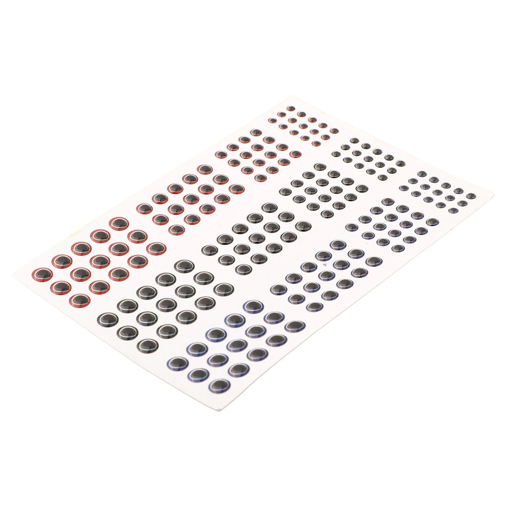 Lure Eyes Bait Eye Set of 4 (3mm, 4mm, 5mm, 6mm) Artificial Fishing Bait