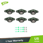 Pack of 6 UCFL206-20 Pillow Block Flange Bearing 1-1/4" Bore 2 Bolt