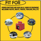 Dual Battery Selector Switch for Marine Boat Truck (300A)