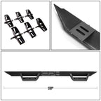 3" Running Board Nerf Bar for Jeep Wrangler 4-Door (2007–2018)