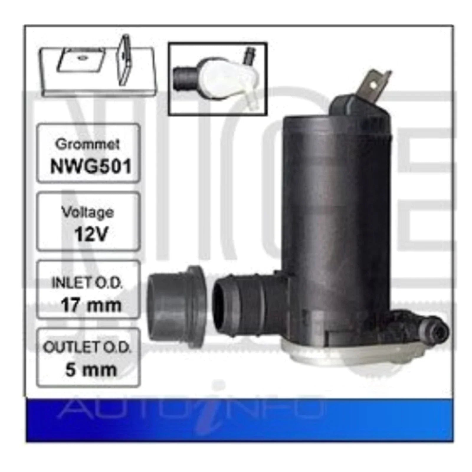 Front Windscreen Washer Pump for Ford Explorer (1996-1998)