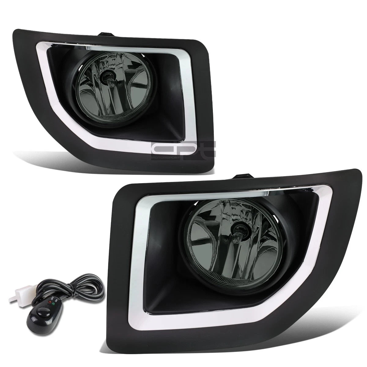 2X Fog Lights for GMC Sierra 2500/3500 (2015–2016) Smoked Lens OE