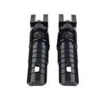 Black Front Footrests for Ducati Monster 821 937 950 1100 1200 Scrambler (2014-2023)