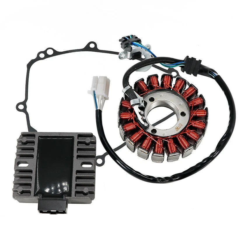 Stator Coil + Regulator Rectifier + Gasket for Honda YZF R25/R3 (2015–2018)