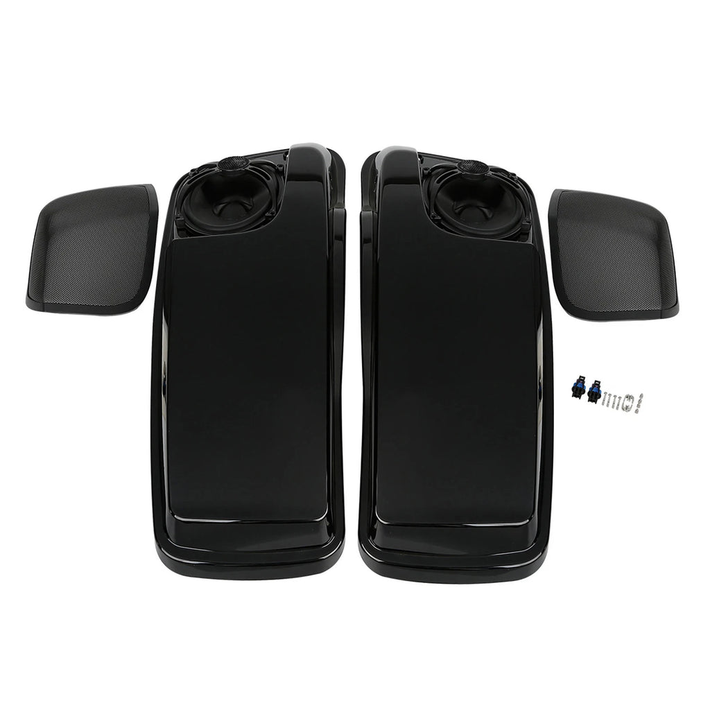 Hard Saddlebags Lids with 5x7" Speakers for Harley CVO Street Glide (2014–2024)