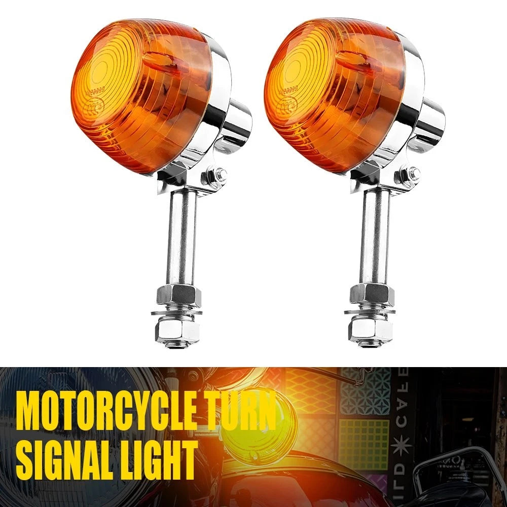 Turn Signal Light Pair for Universal Motorcycle (12V, M10)