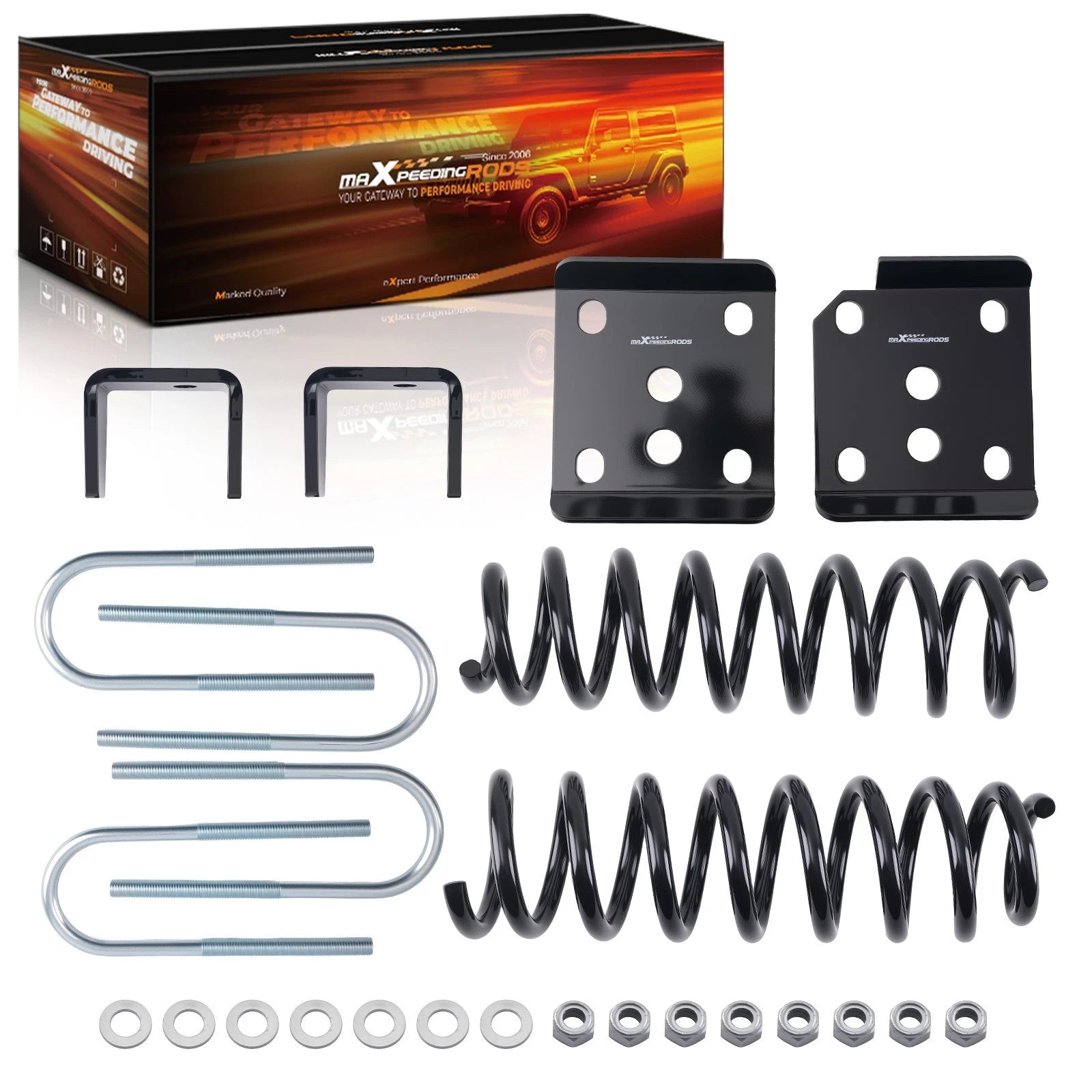 Coil Lowering Spring Kit for Ford F-150 2WD (2004–2008) 2" Front 6" Rear