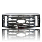 Chrome ABS Grille Overlay Replacement for Ford F-150 XL (2009–2012)