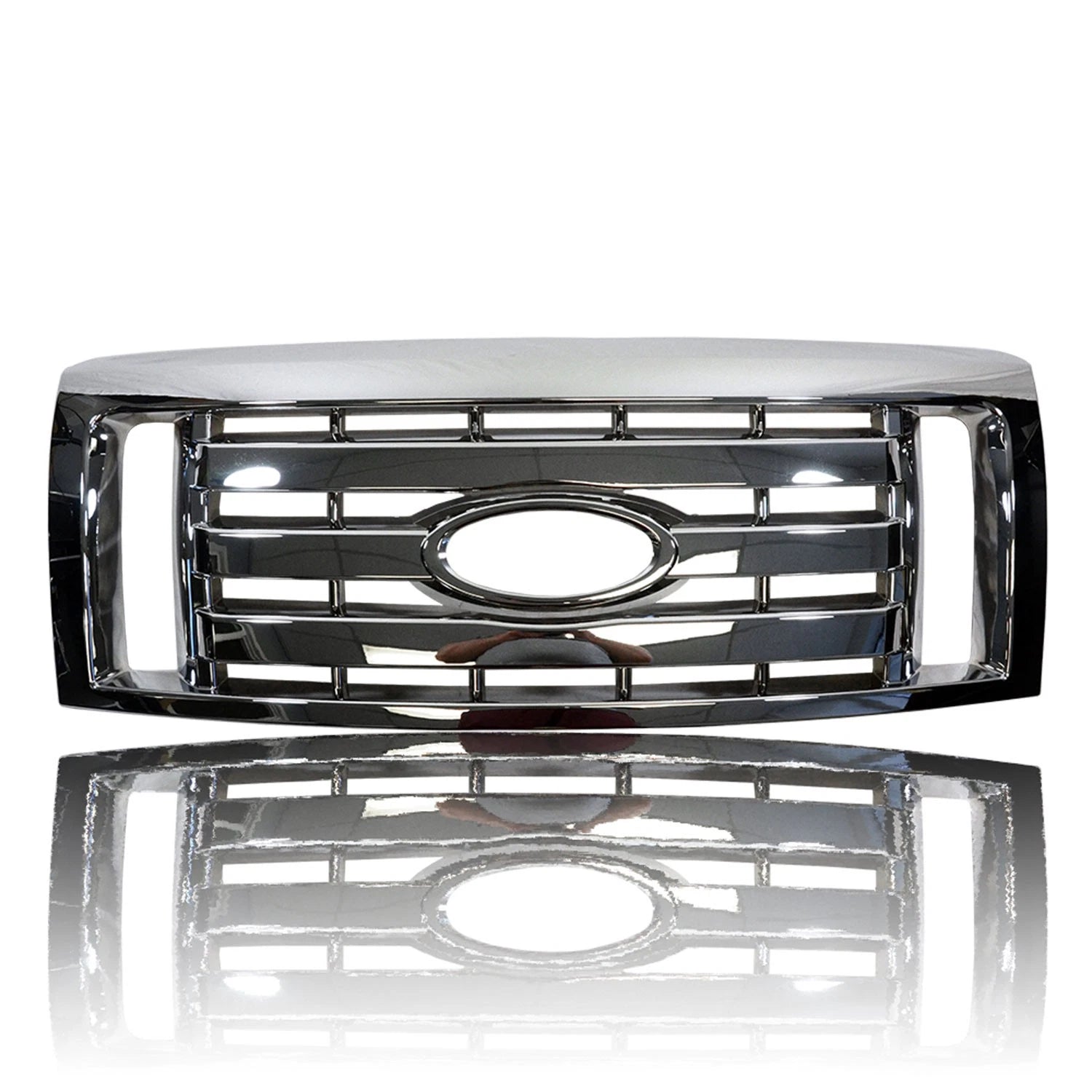 Chrome ABS Grille Overlay Replacement for Ford F-150 XL (2009–2012)