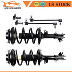 Set of 6 Front Struts Tie Rod Sway Bar Link for Hyundai Santa Fe (2001–2006)
