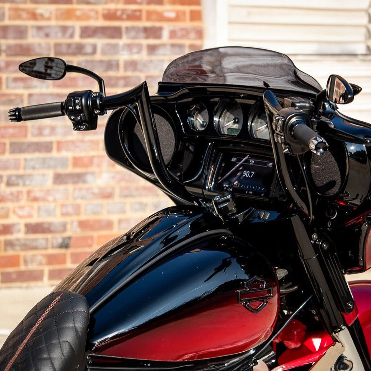14" Meat Hook Ape Hanger Handlebar for Harley Street Electra Glide