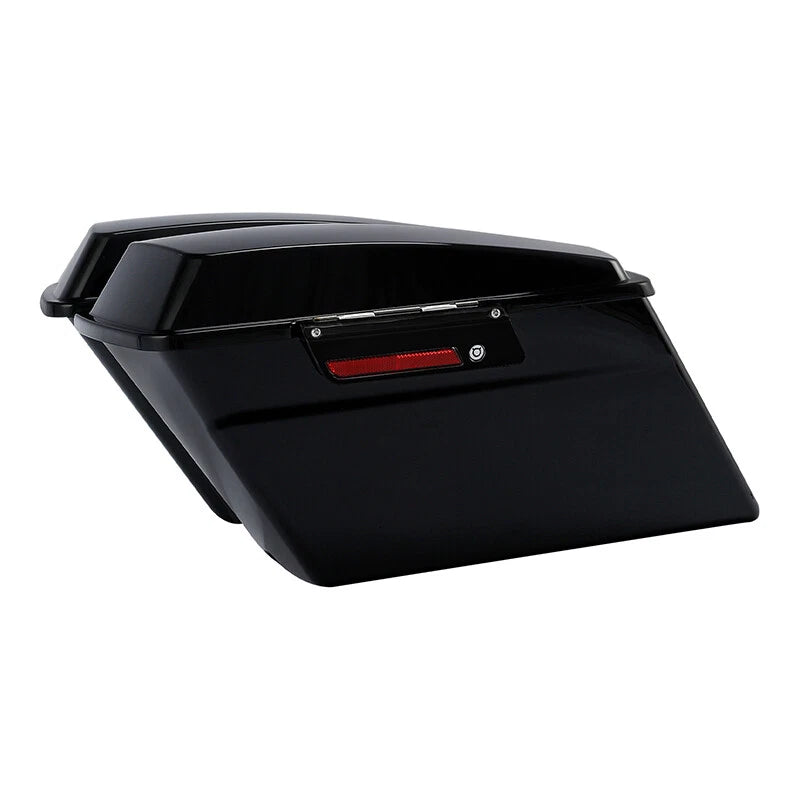 Black Hard Saddlebags for Harley Touring Electra Glide Road King (1994–2013)