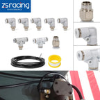 10pcs Air Hose Pipe Tube Kit for Push to Connect Fittings