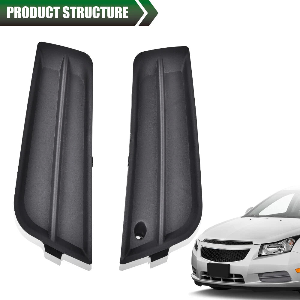 Set of 2 Front Bumper Fog Light Covers for Chevrolet Cruze (2011–2014)