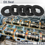 Set of 5 Oil Seal Rotary Shaft Seal TC Ring 28x56x8mm Nitrile Rubber