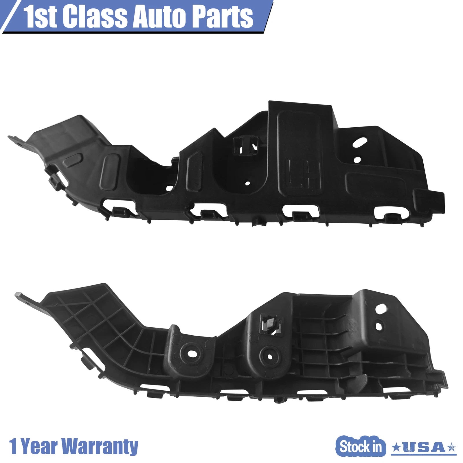 Set of 2 Front Bumper Grille Brackets for Chevrolet Trax (2015–2016)