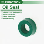 Set of 5 Oil Seal Ring 10x18x8mm for Rotary Shaft (High Pressure)