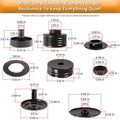 Body Mount Bushing Kit Silicone for Ford F250 F350 Super Duty (2008–2016)