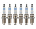 Set of 6 Nickel Spark Plugs for Mercedes-Benz W140 S320 (1992–1999)