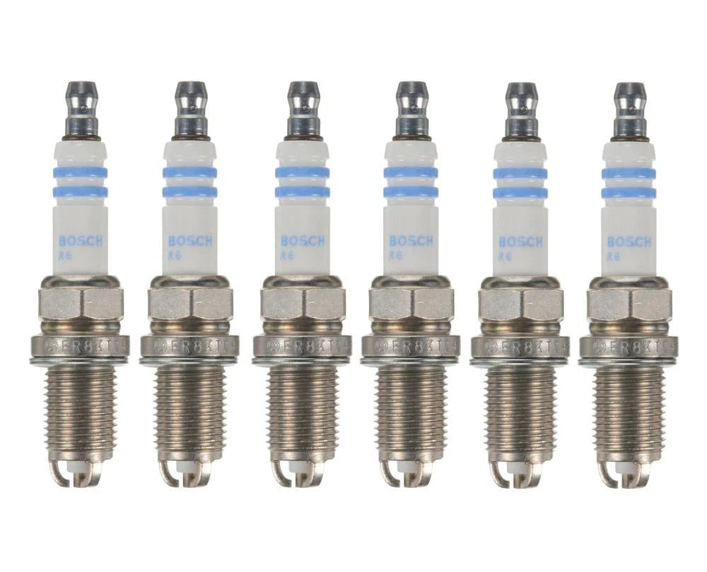Set of 6 Nickel Spark Plugs for Mercedes-Benz W140 S320 (1992–1999)