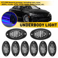 8 Pods Blue LED Rock Lights for ATV Motorcycle UTV Car