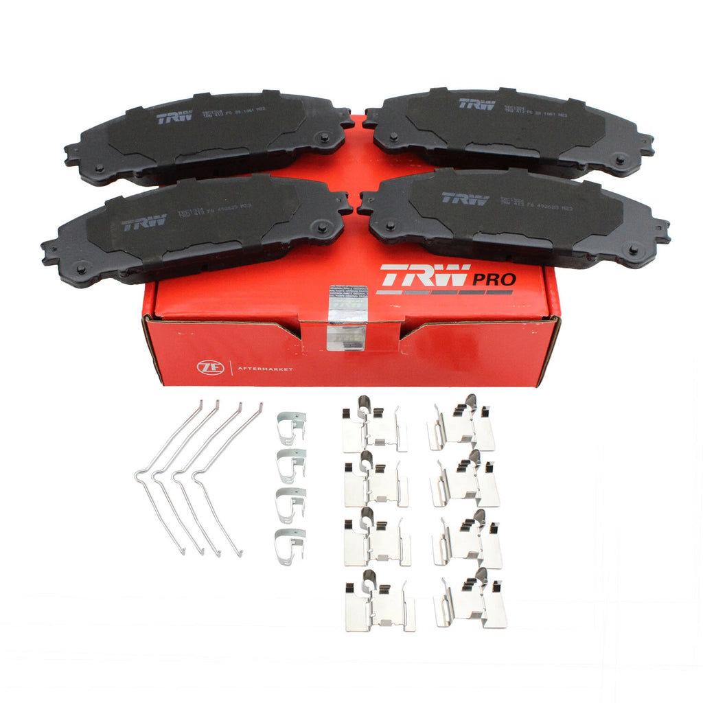 Set of 4 TRW Pro Ceramic Brake Pads for NX200t RX350 RX450h Highlander Sienna