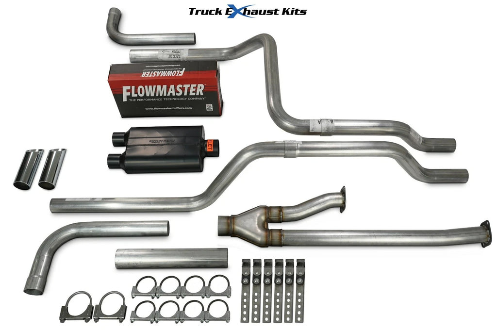 2.5" Dual Exhaust Kit for Toyota Tundra (2014–2021) 40 Series Side Chrome Tip