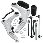 Set of 10 Suspension Kit Control Arms & Tie Rods for Nissan Maxima (2009–2014)