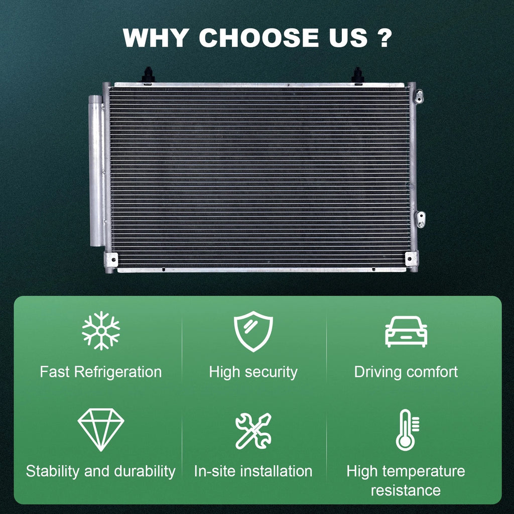 AC Condenser for Toyota Highlander (2001–2007)