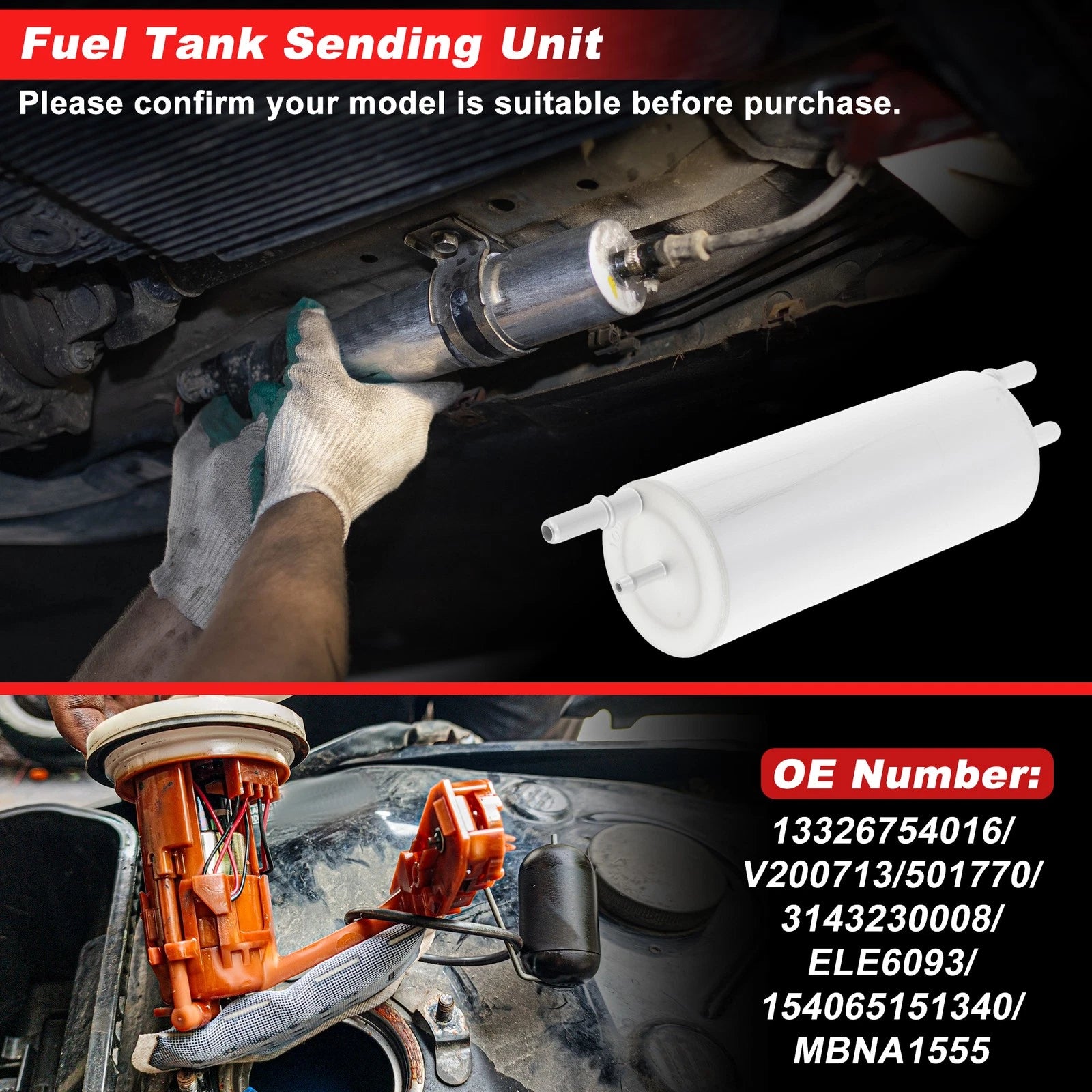 Fuel Filter Assembly for BMW X5 (E53) (2000–2006) No. 13326754016/V200713