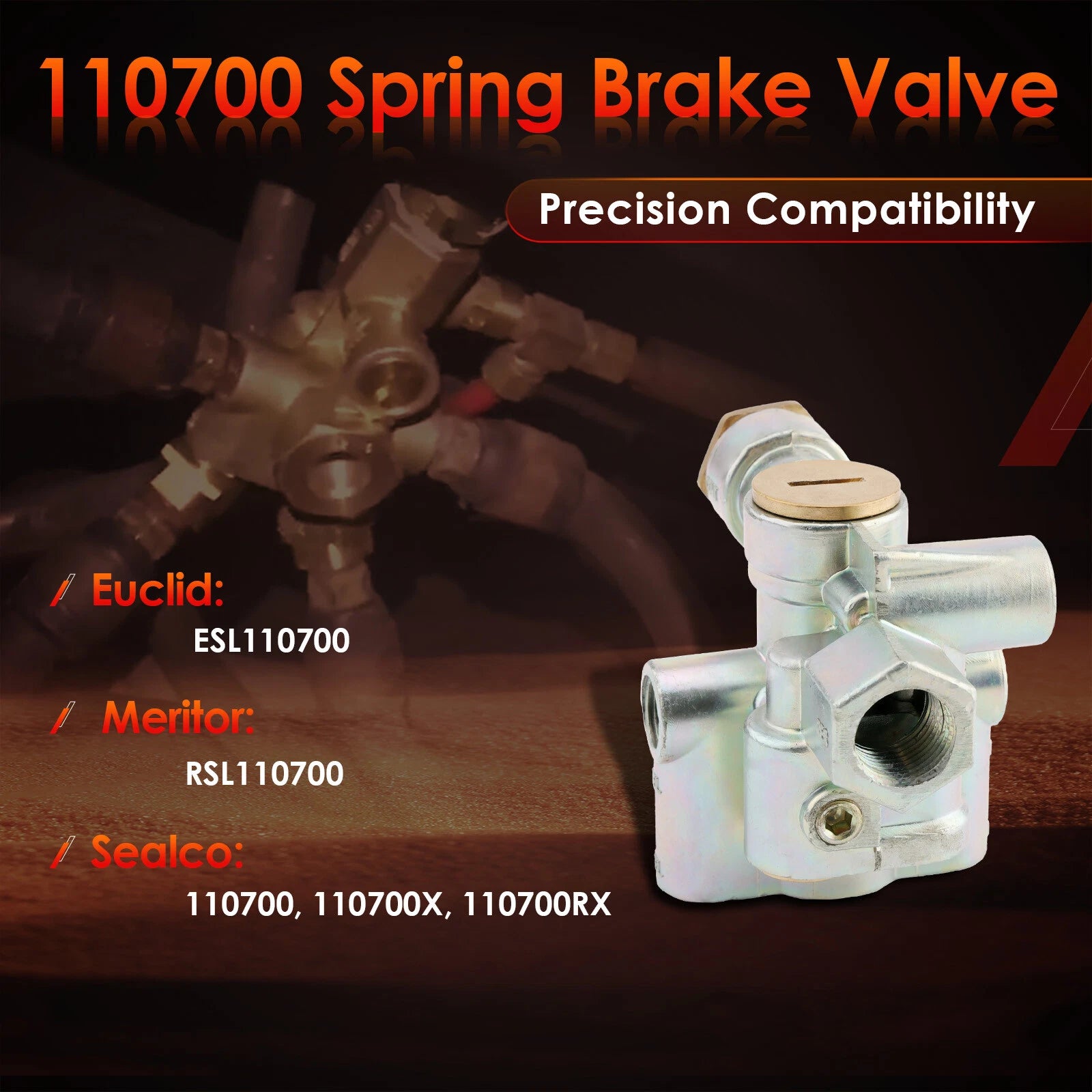 Trailer Enhanced Spring Brake Control Valve for Euclid Meritor (110700)
