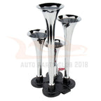 4 Trumpet Air Horn Kit for Car Truck with 12V Compressor Tank Gauge