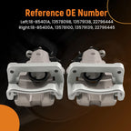 Set of 2 Rear Disc Brake Calipers for Cadillac XTS (2013–2019) with Bracket