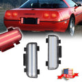 2X Clear White LED Rear Tailgate Reverse Lights for Corvette C4 (1984–1990)