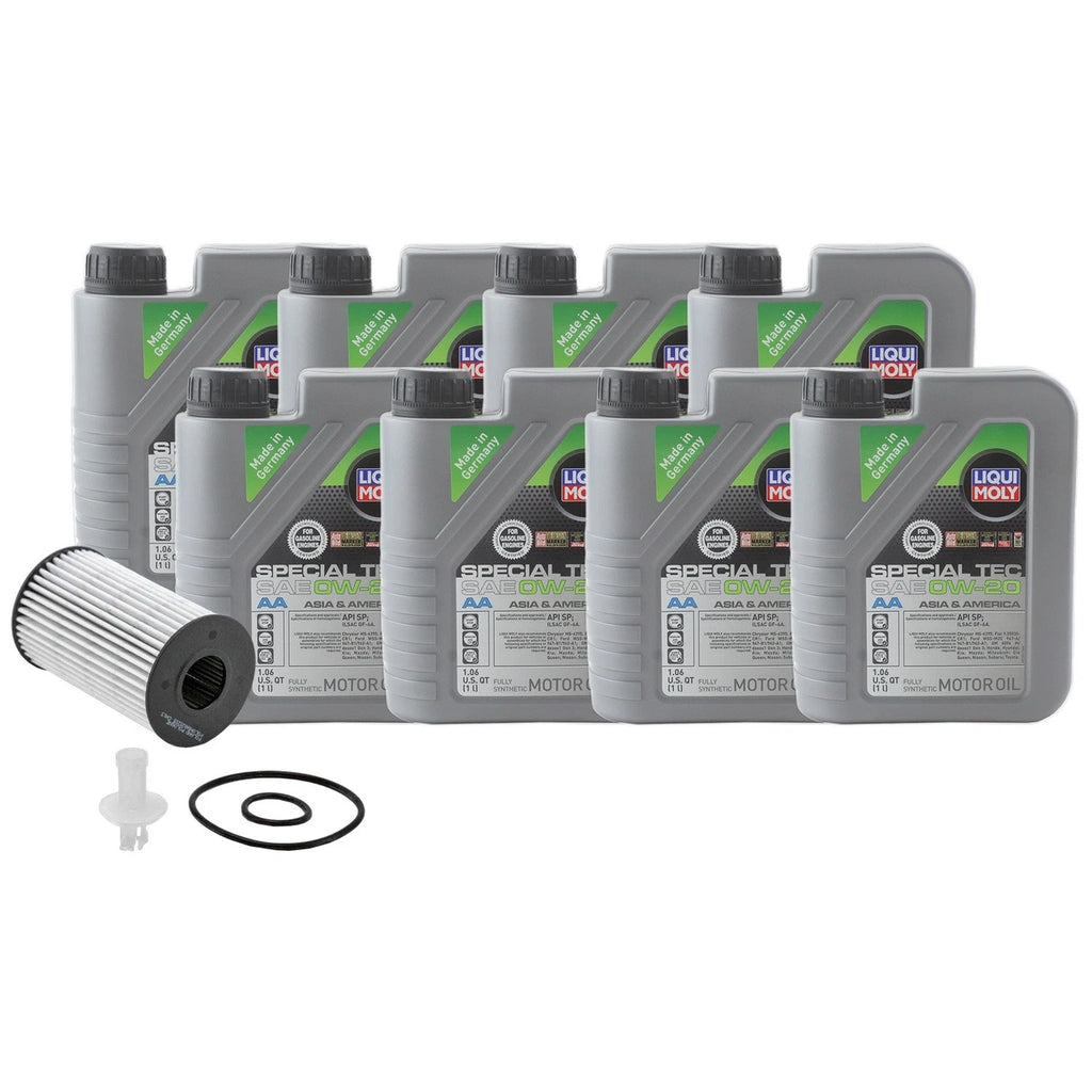 8L Liqui Moly Special Tec AA 0W-20 Engine Oil Change Kit for LX570 Sequoia (2008–2021)